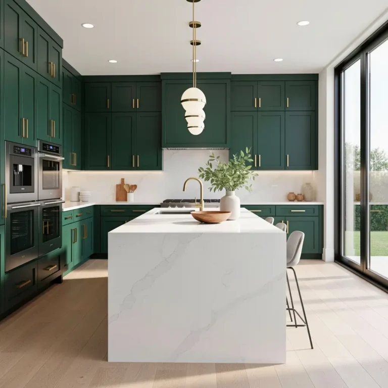 Green and Gold Kitchen Ideas