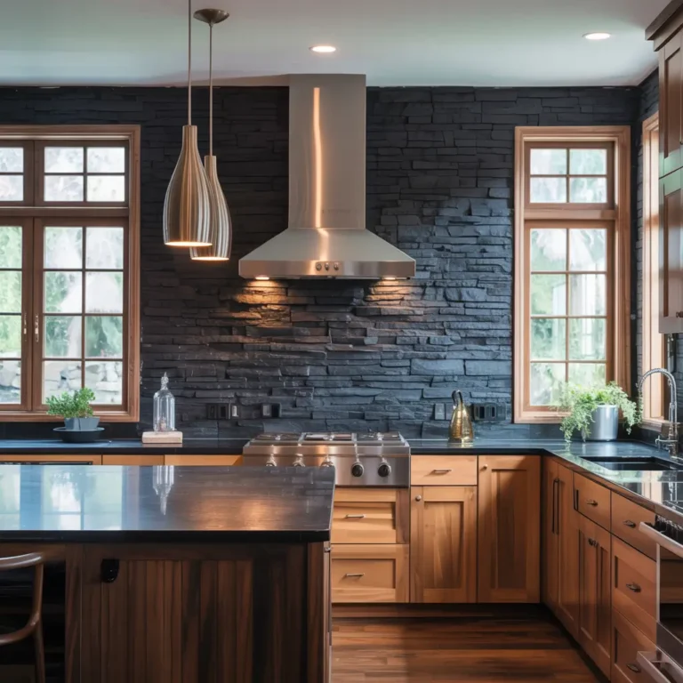 Black and Brown Kitchen Ideas