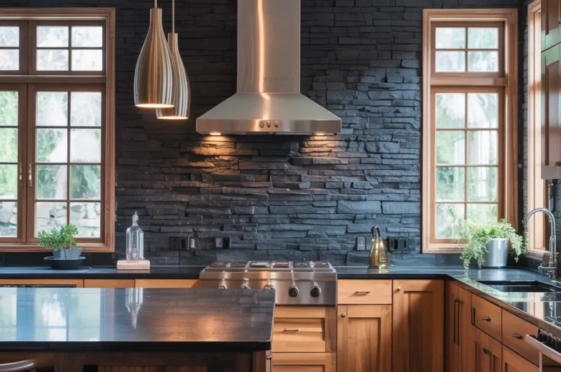 Black and Brown Kitchen Ideas