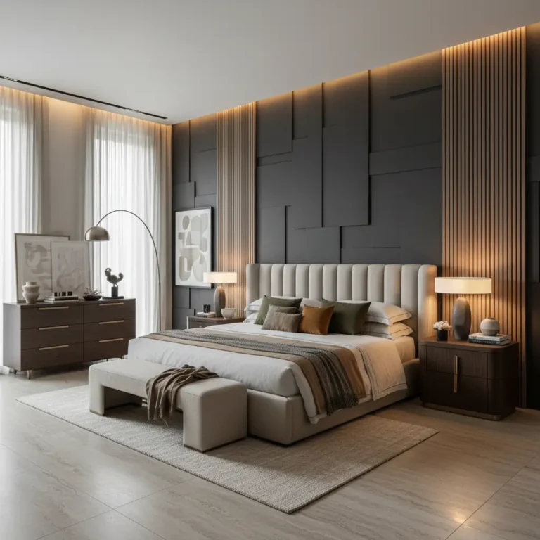 modern bedroom interior