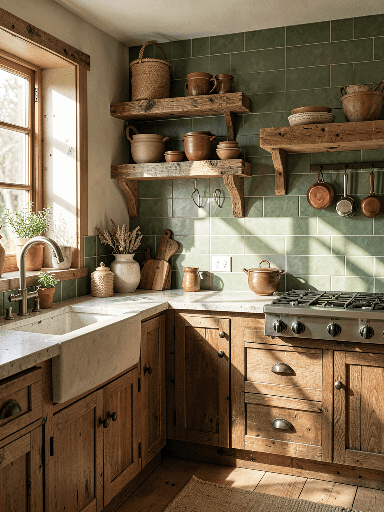 15 Stunning Green Backsplash Kitchen Ideas for Modern Homes