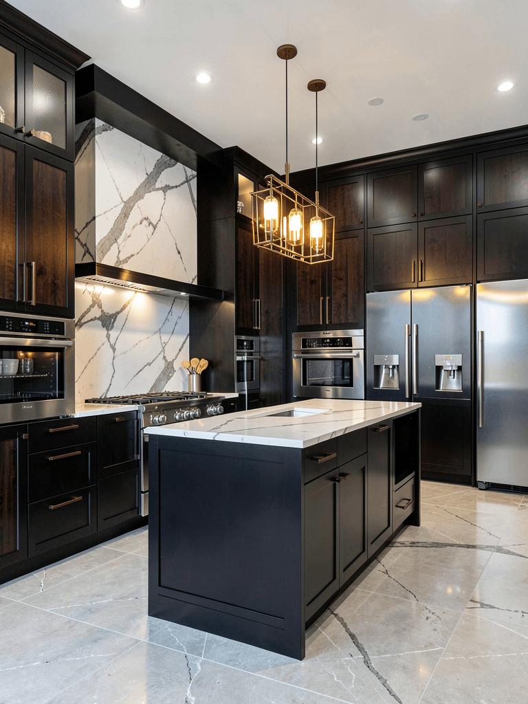 15 Modern Black and Wood Kitchen Ideas for Instant Elegance