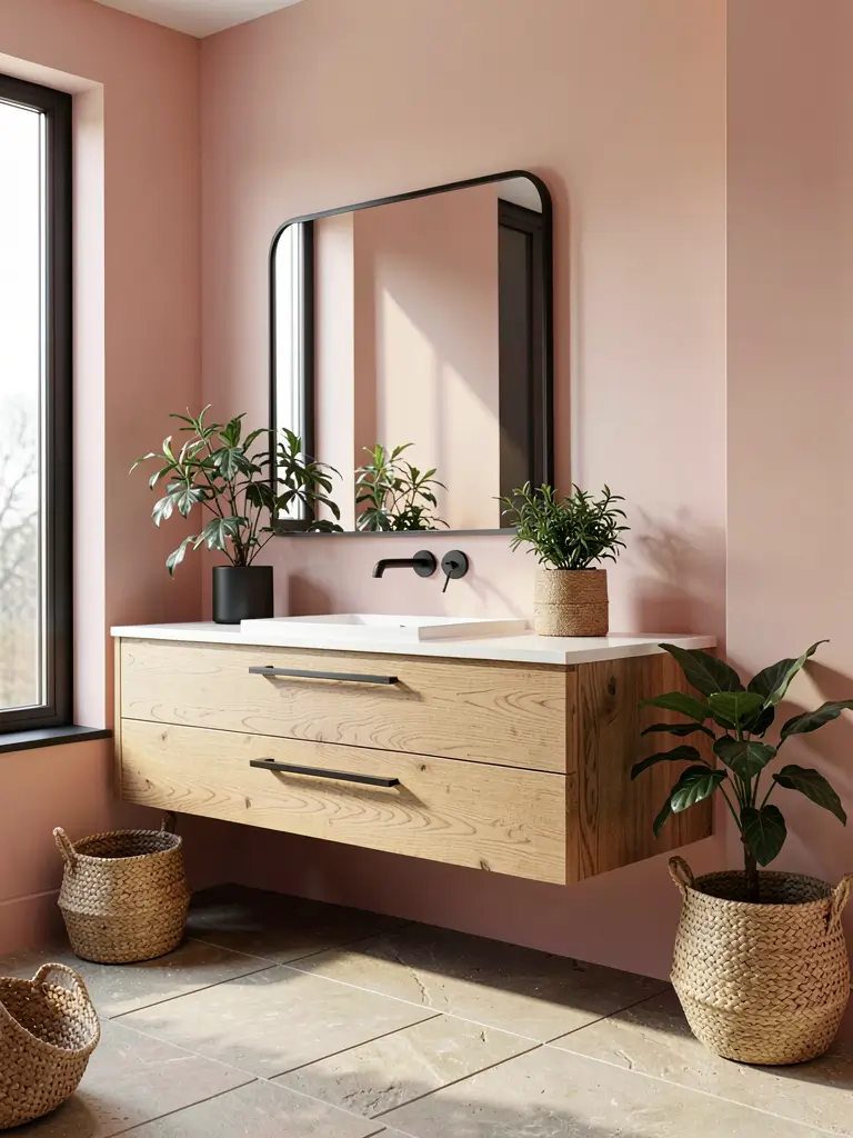15 Stunning Pink and Black Bathroom Ideas for Chic Homes