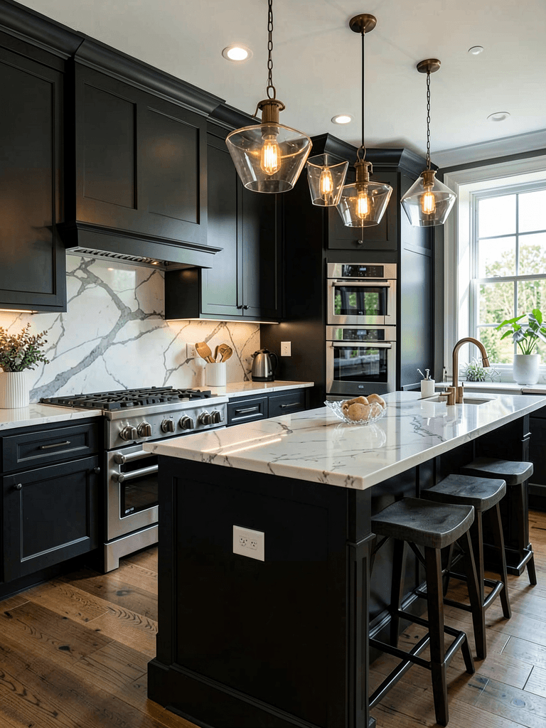 15 Inspiring Black and White Kitchen Cabinets for Every Space