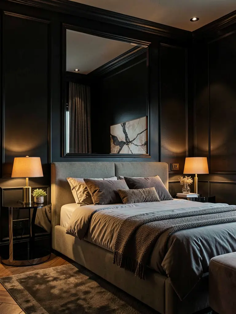 15 Stunning Black Wall Bedroom Ideas for Cozy Luxury Spaces