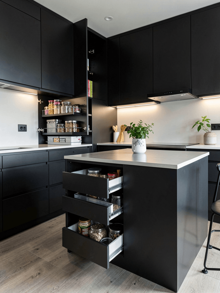 15 Stunning Modern Black Kitchen Ideas for Luxury Living