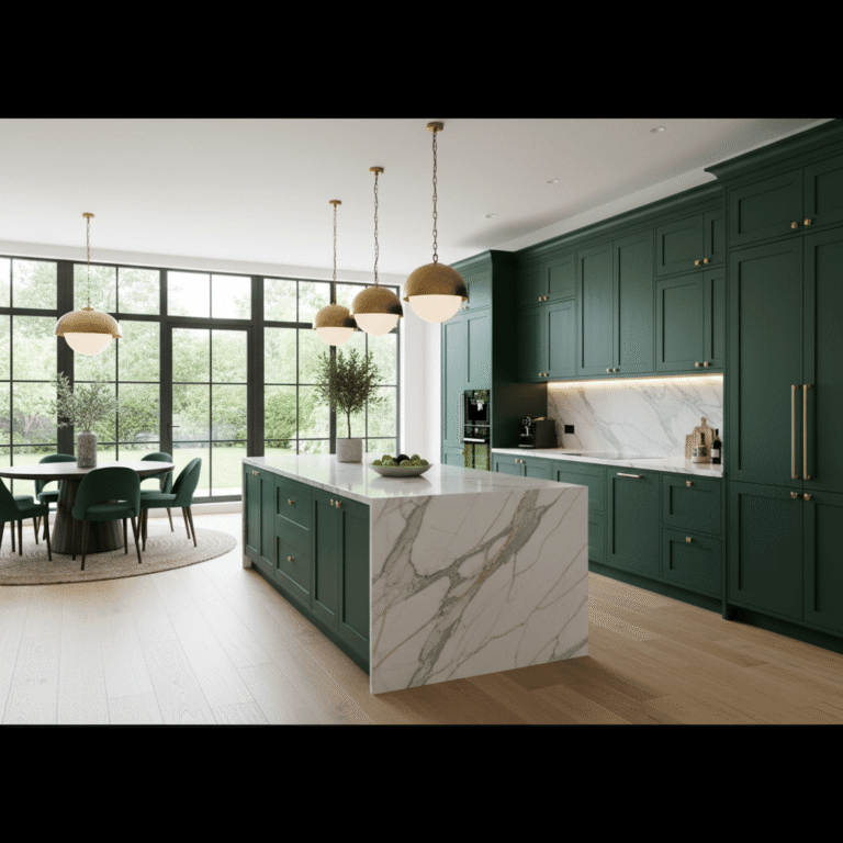 15 Stunning Emerald Green Kitchen Ideas for a Luxury Look