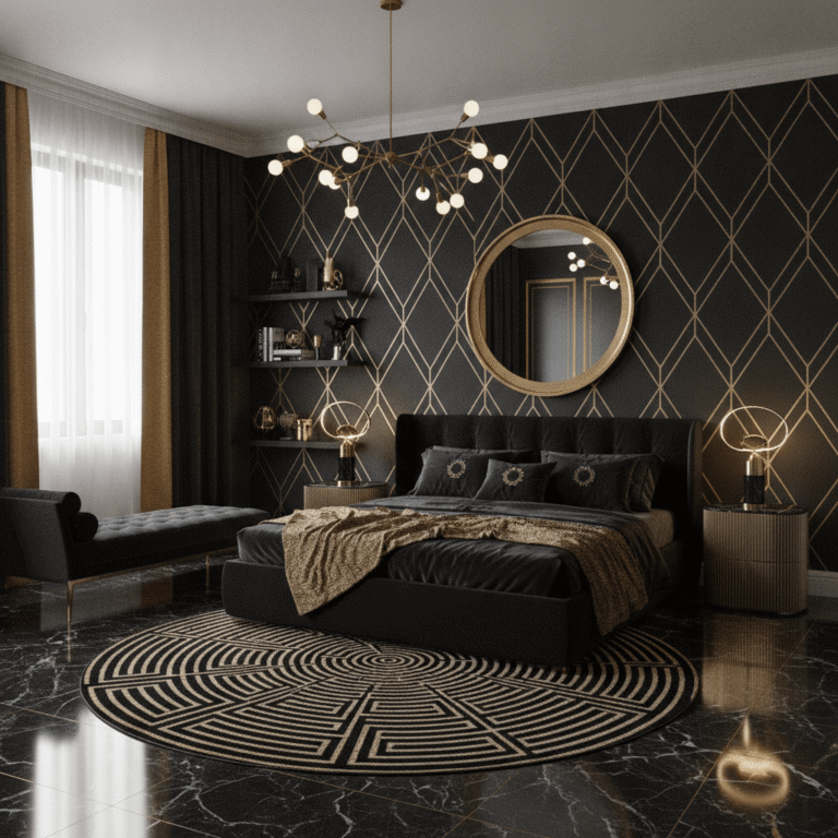 15 Stylish Black and Gold Bedroom Ideas for Bold Interiors