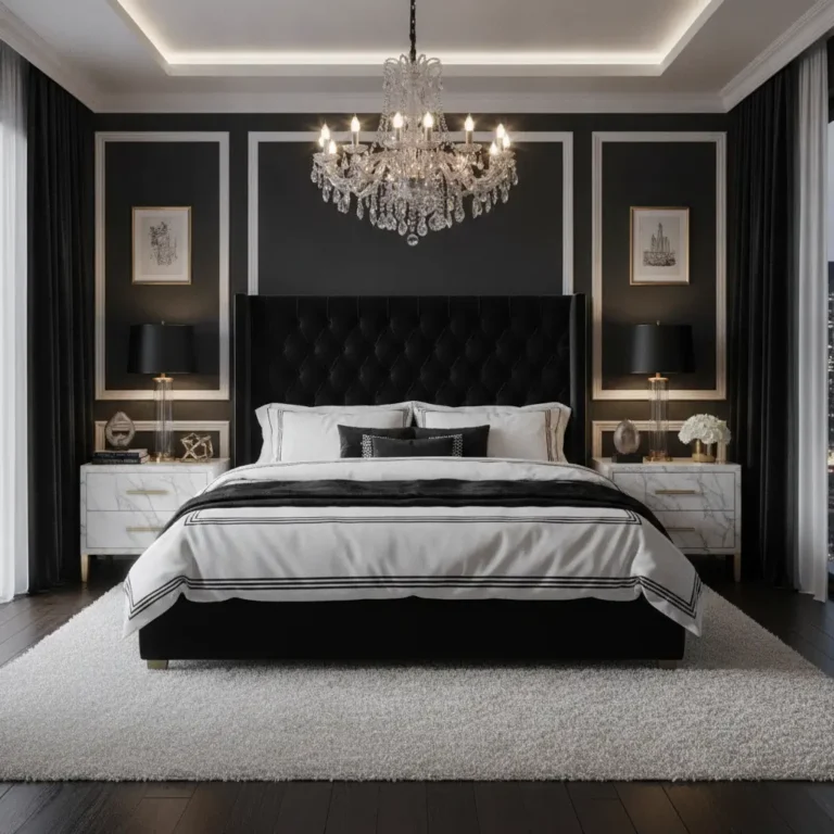 15 Cozy Black and White Bedroom Aesthetic Ideas for Serene Spaces