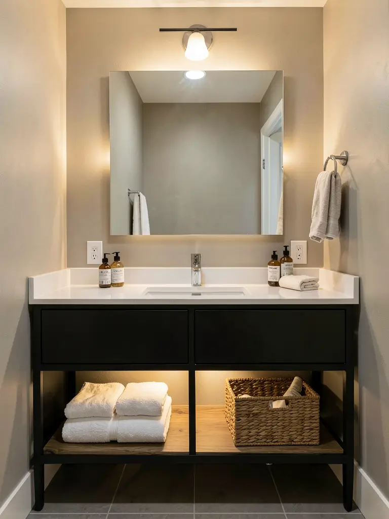 15 Stunning Black Bathroom Vanity Ideas for a Luxury Look